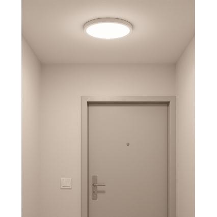 LED Stropní svítidlo LED/24W/230V 3000/4000/6500K pr. 30 cm bílá
